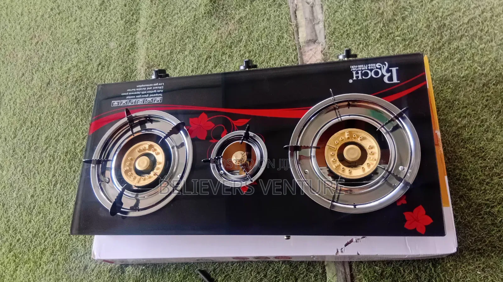 Roch 3 Burners Gas Cooker – Cook Fast, Cook Better