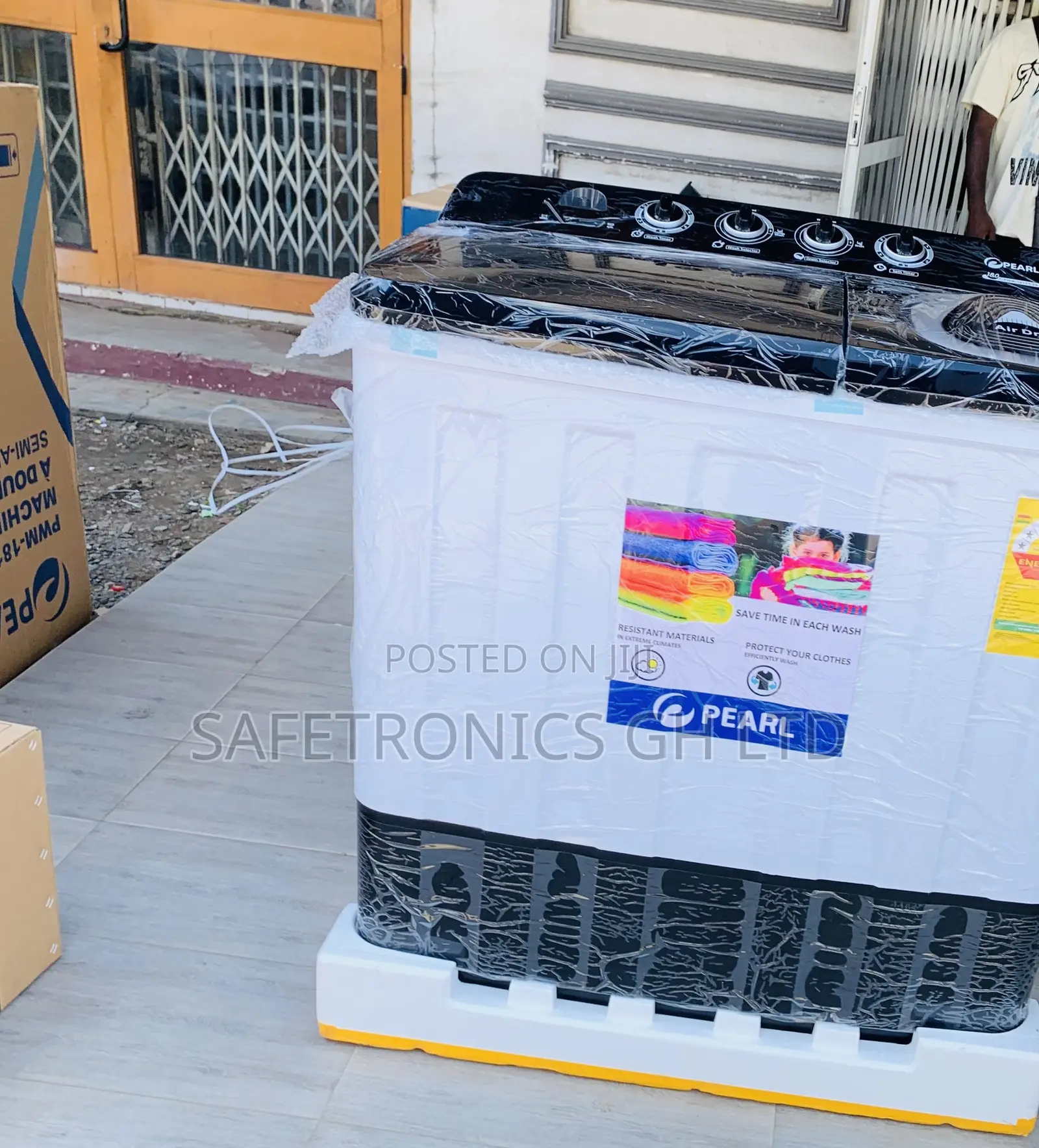 Perfect White Semiautomatic Pearl 11kg TopLoad Twintub WashingMachine