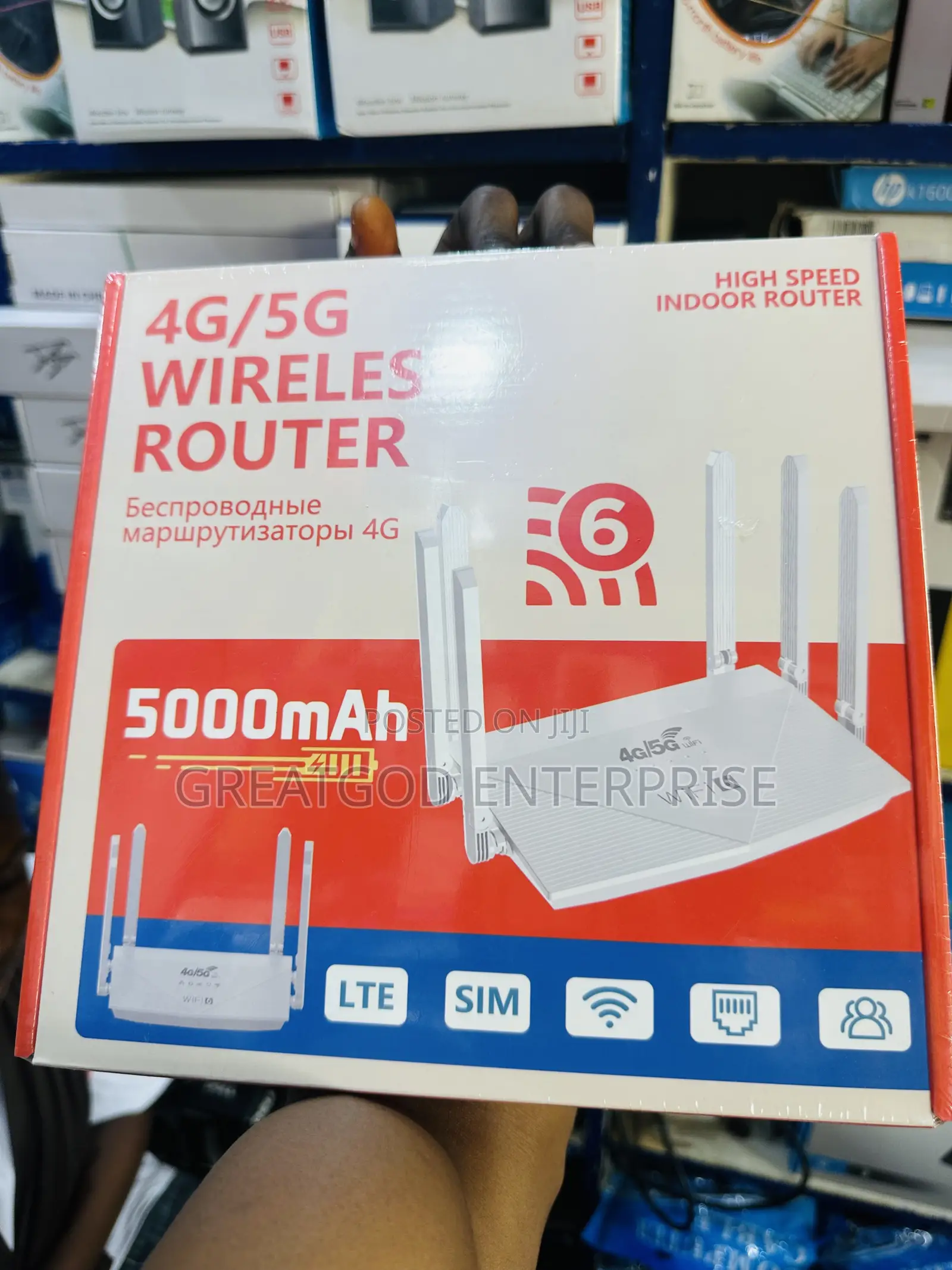 WR900 4g/5g Wireless WiFi 6 SIM Router