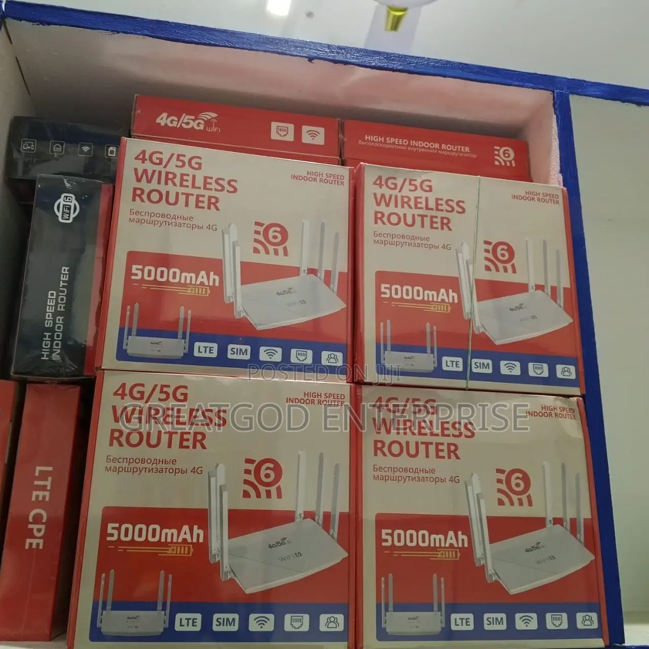 WR900 4g/5g Wireless WiFi 6 SIM Router