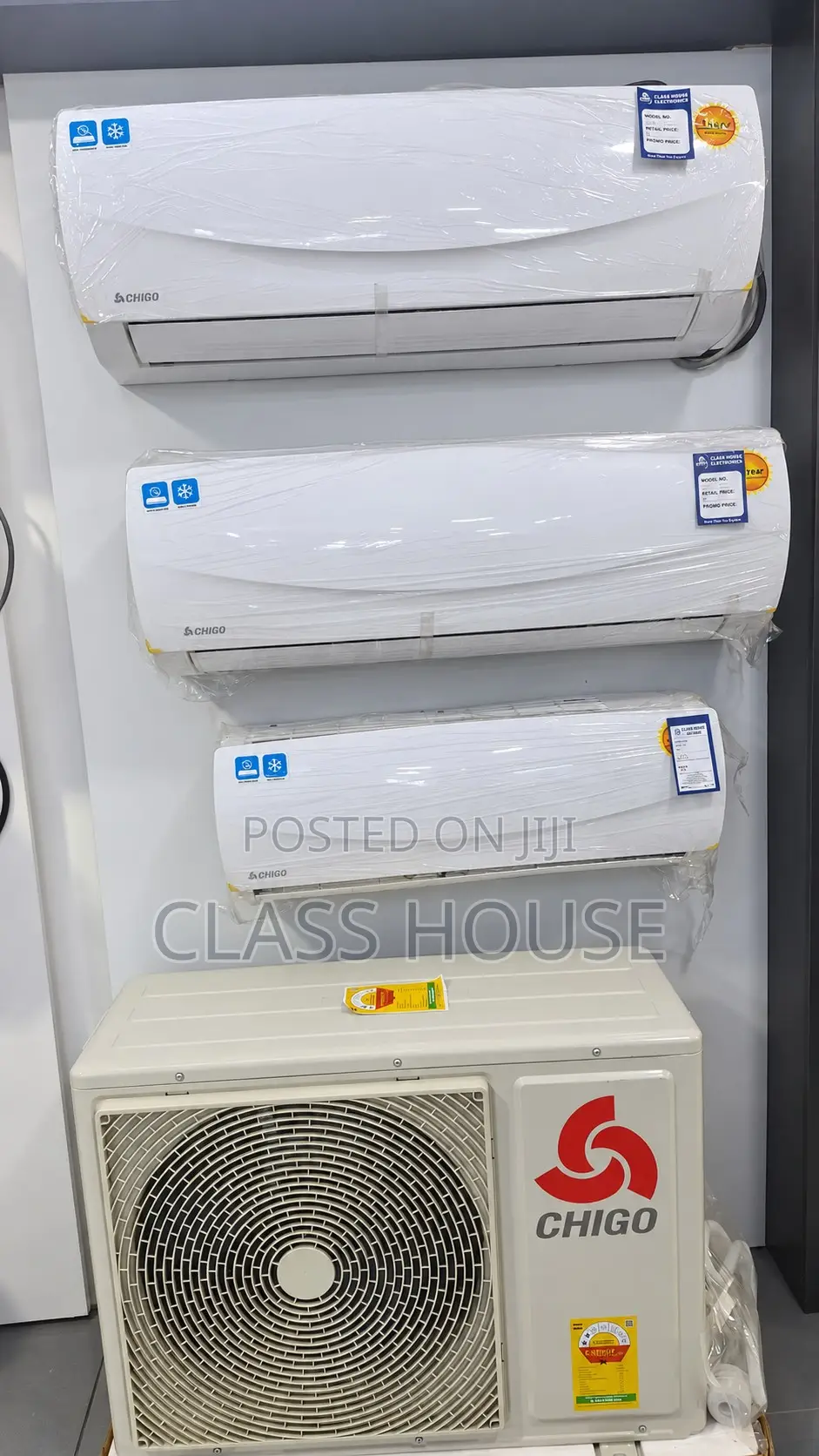 Chigo Split AC -R410 ( 1.5hp , 2.0hp 2.5hp )