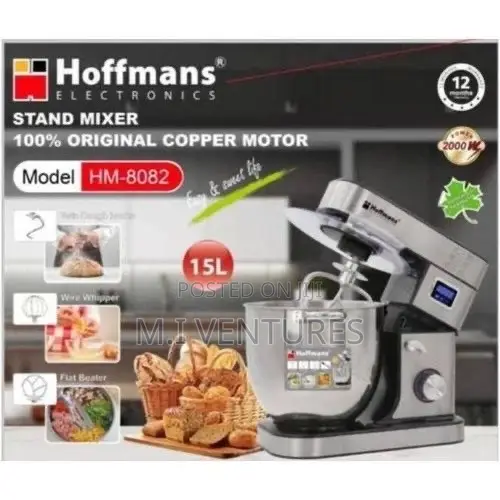 15L Hoffmans Stand Mixer