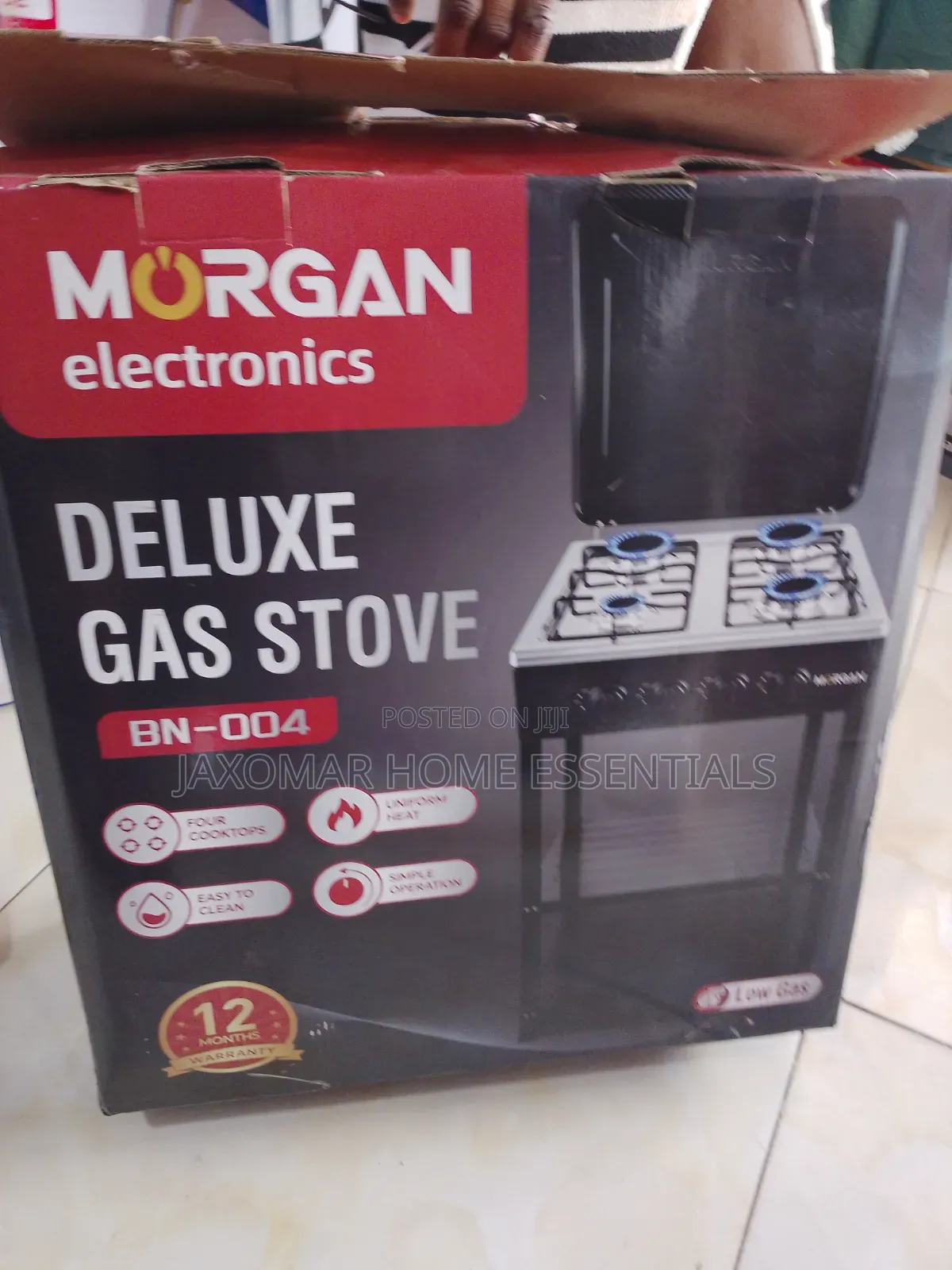 4-Burner Gas Stove With Stand