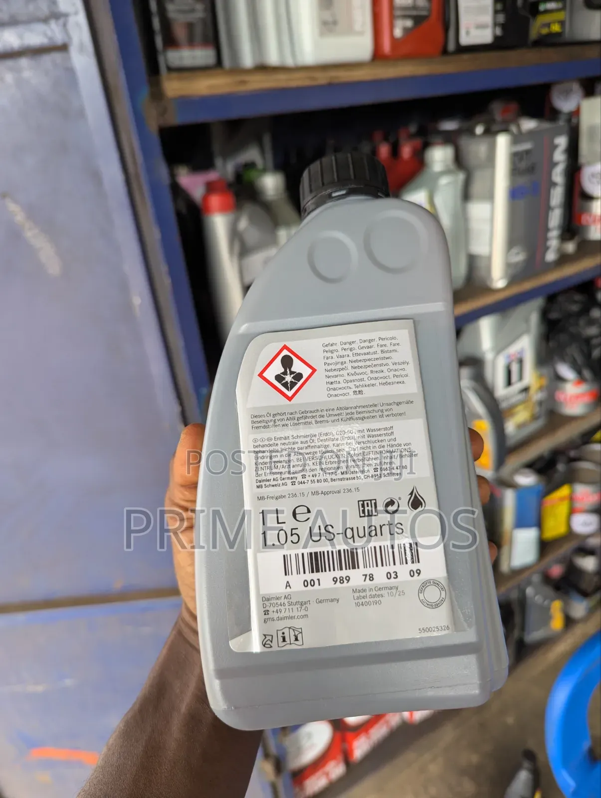 Mercedes-Benz Transmission Fluid Atf 134 Fe - 1ltr