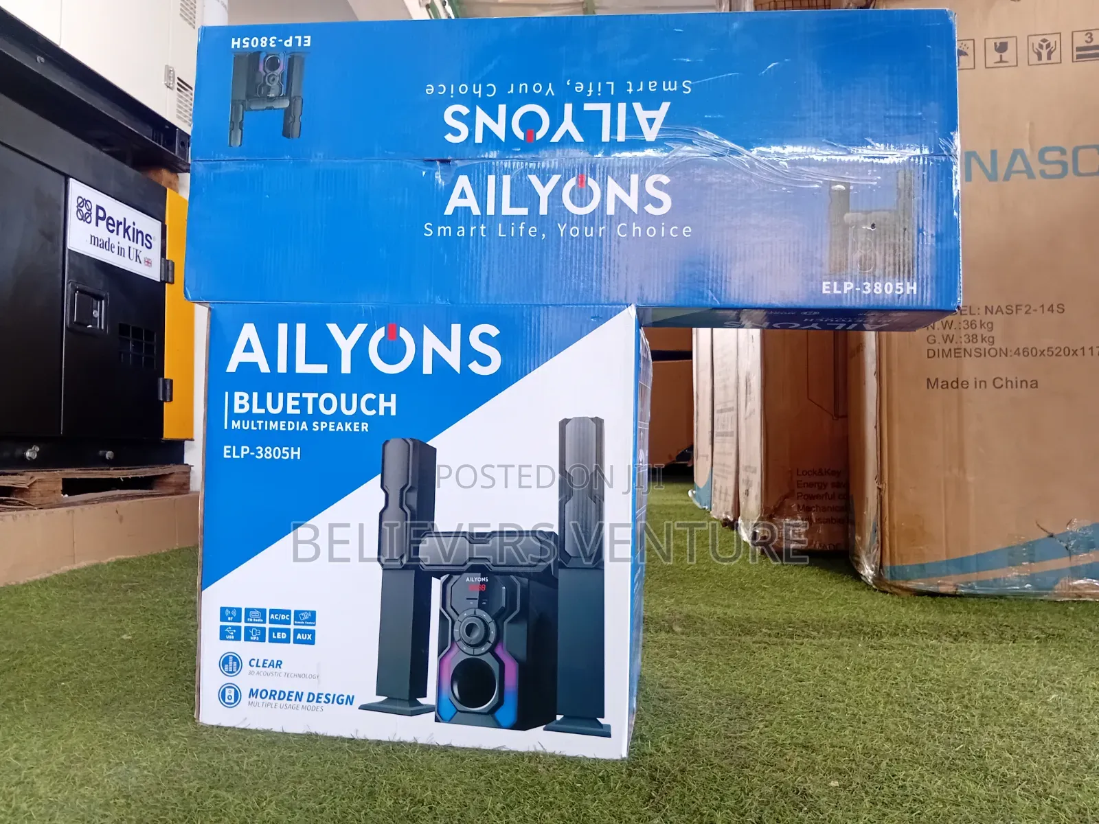 Ailyons Wireless Bluetooth Speaker – Powerful Bass Clear Audio