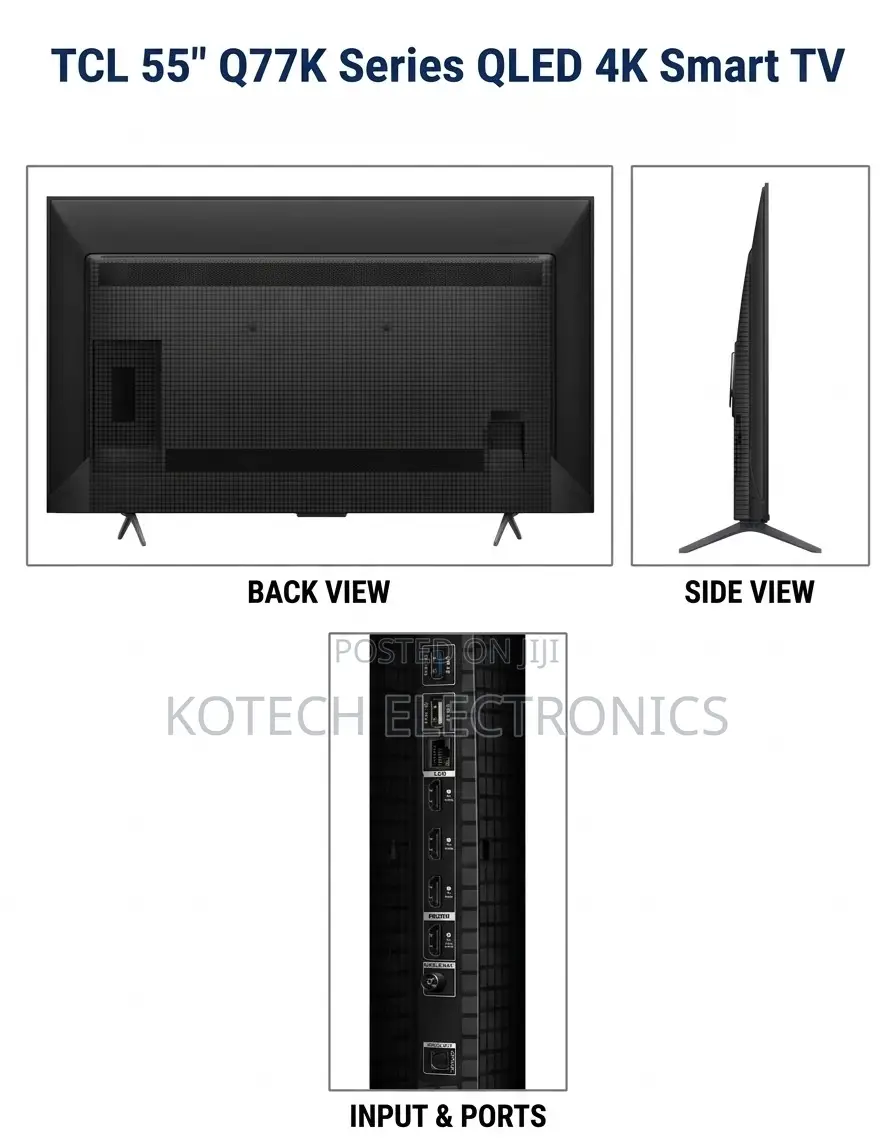 TCL 55" Class - Q77K Series - 4K UHD QLED Smart TV