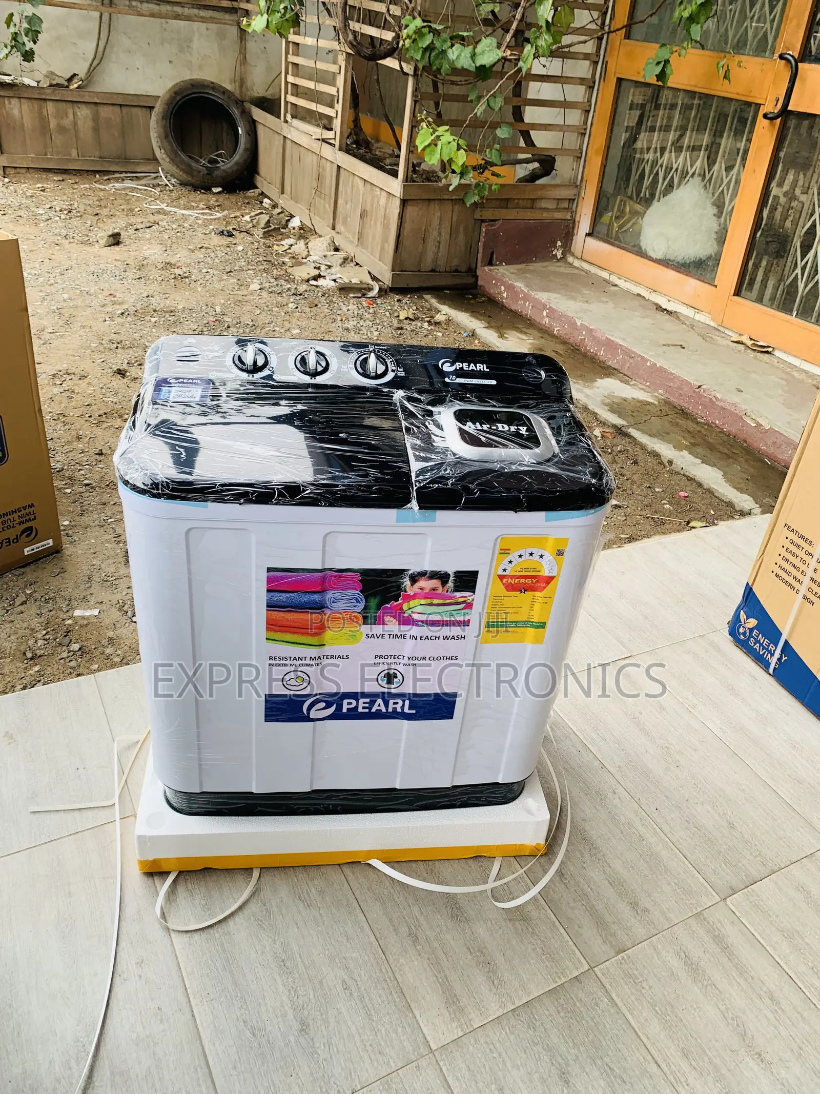 Place Your Orde Pearl 7kg Twin Tub Semi Auto Washing Machine PWM-70TT