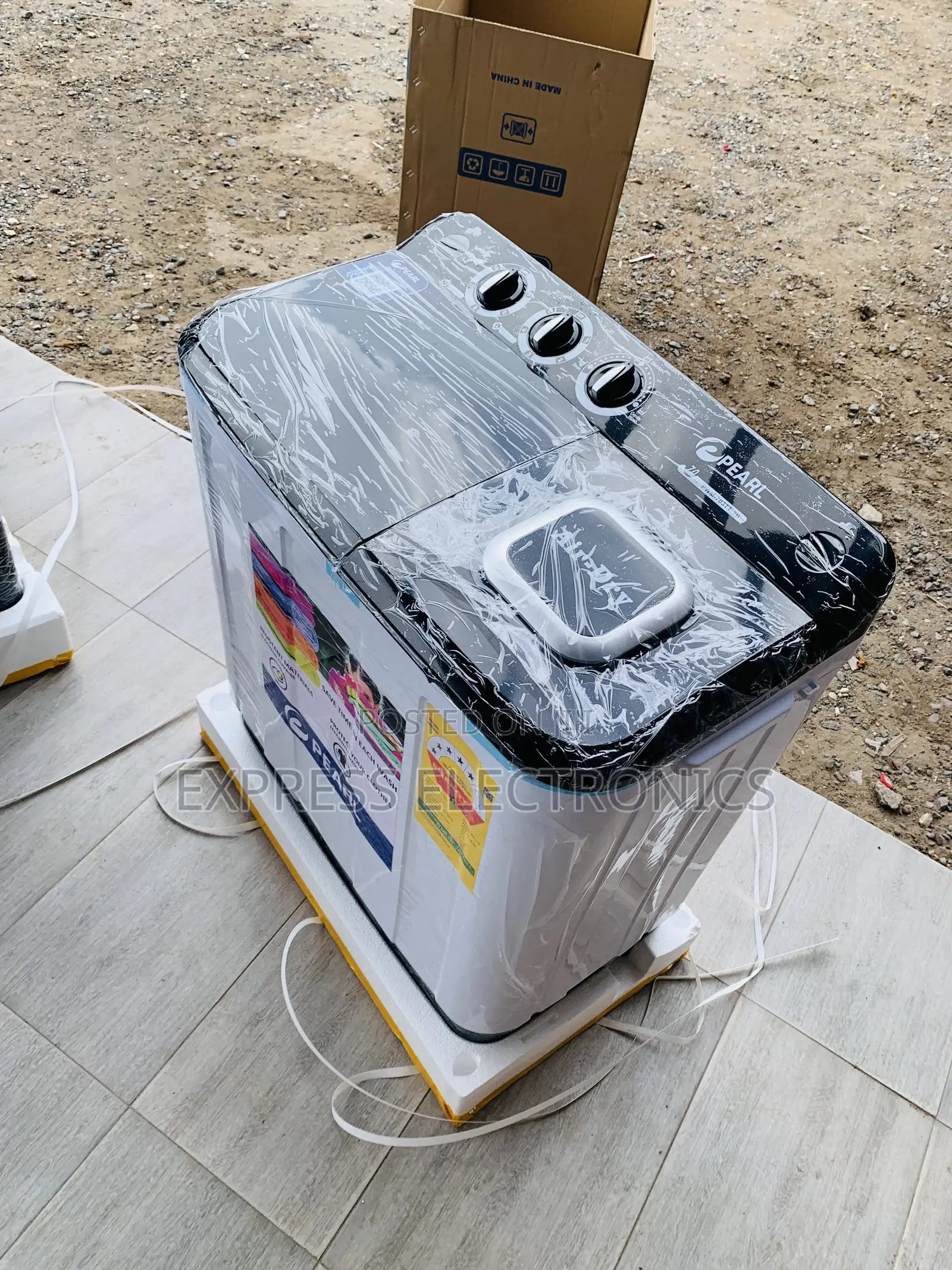 Ultra Modern Pearl 7kg Twin Tub Semi Auto Washing Machine PWM-70TT