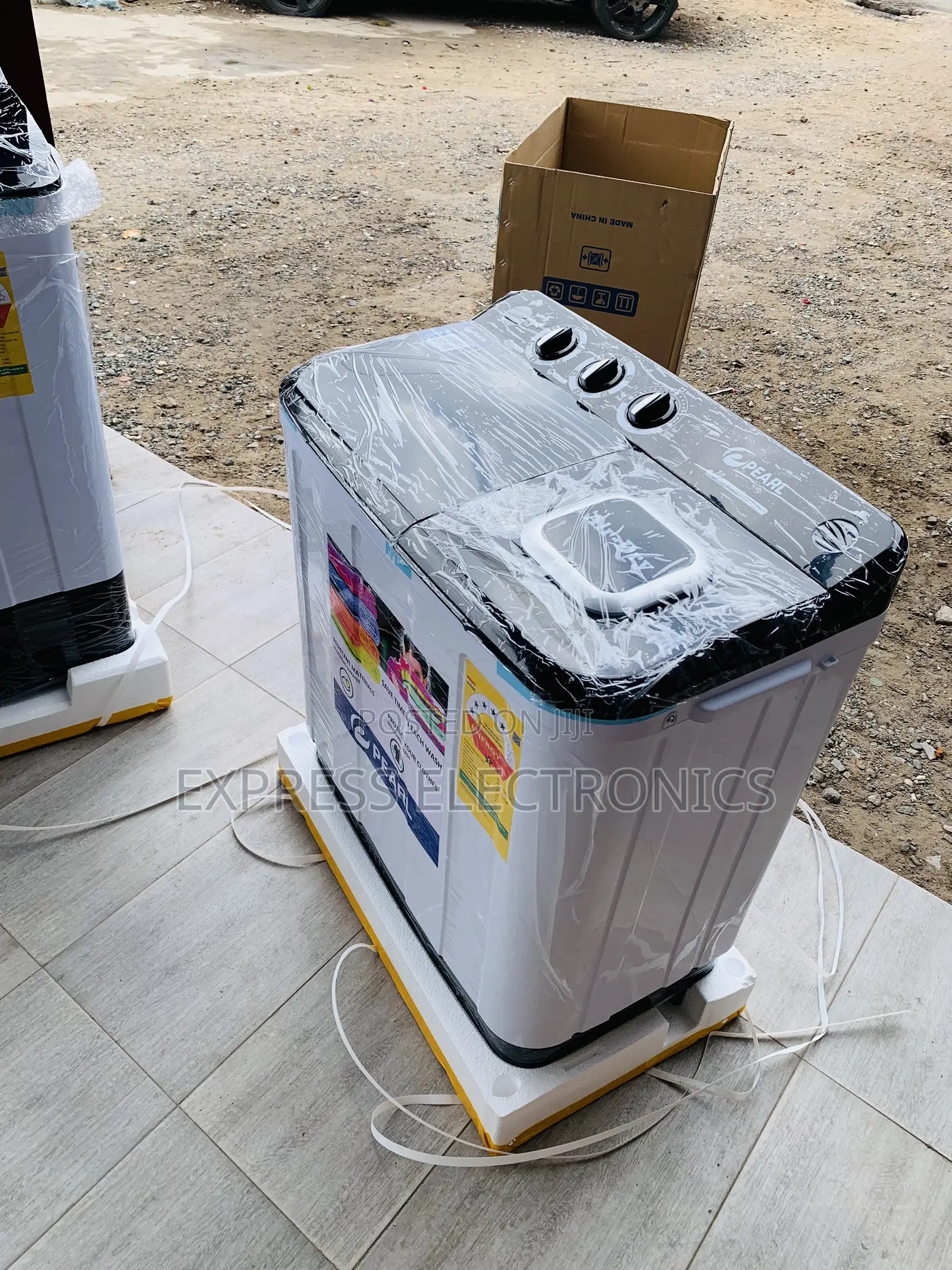 High Quality White Pearl 7kg Twitub Semi Auto Washing Machine PWM-70TT