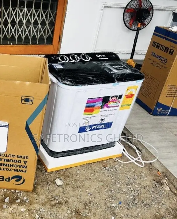 Newly Bulky White Pearl 11kg Semiautomatic WashingMachine