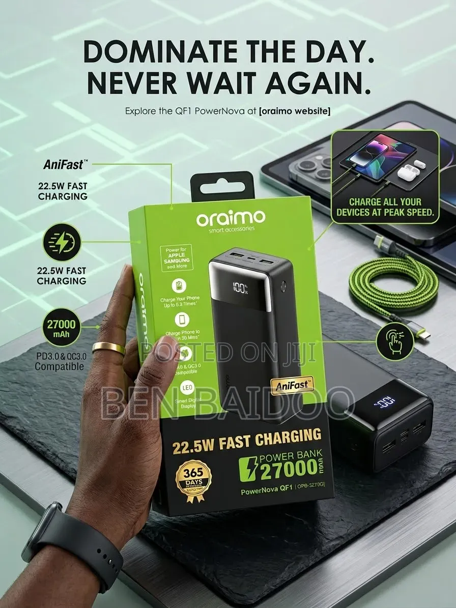 Oraimo Powerbank (Powernova 27,000mAh)