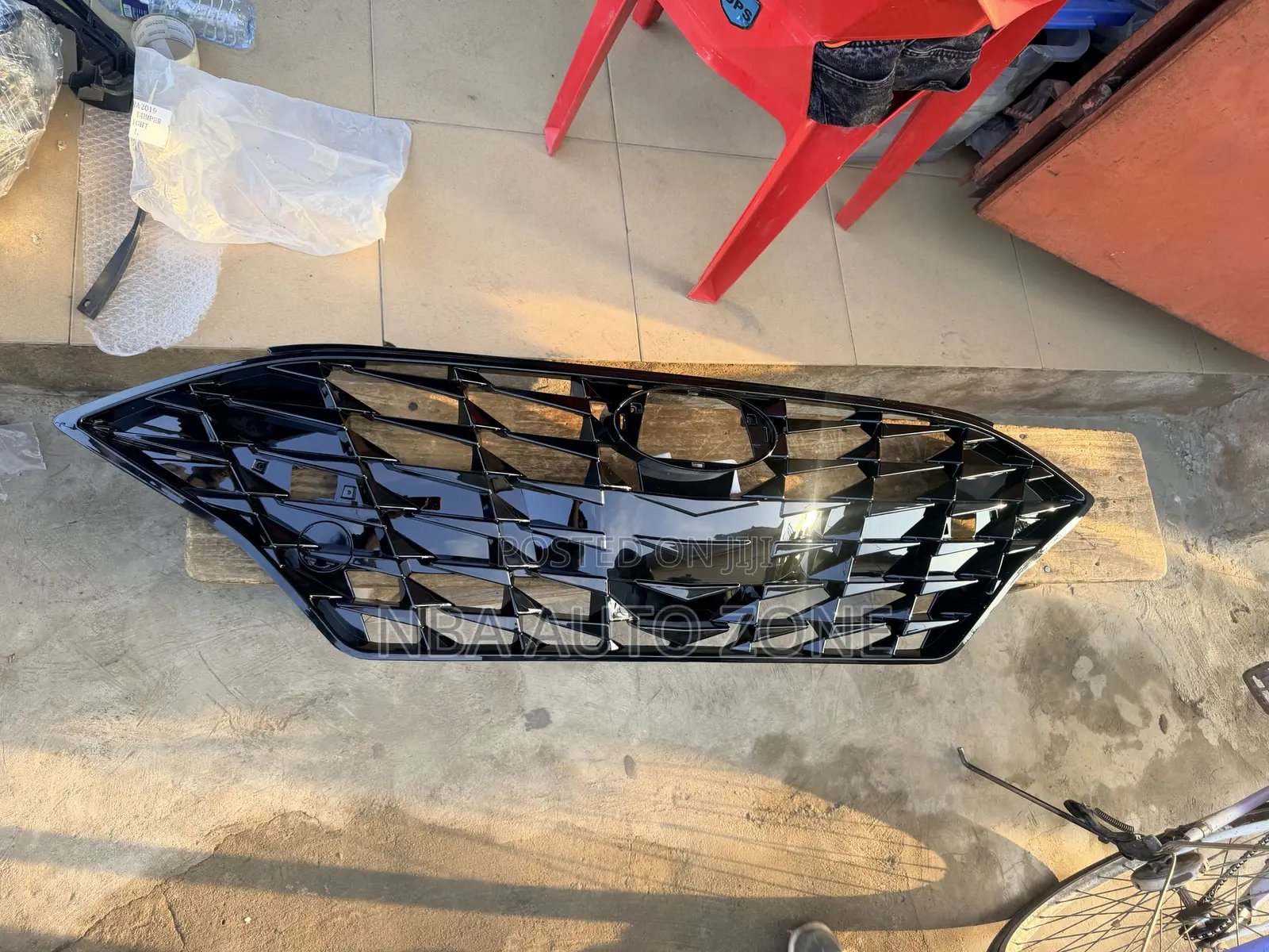 Hyundai Santa 2020-2022 Gloss Black Front Bumper Grille/ Shells