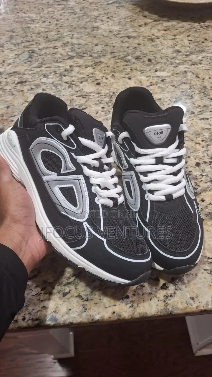 Dior B30 Black and White Sneakers