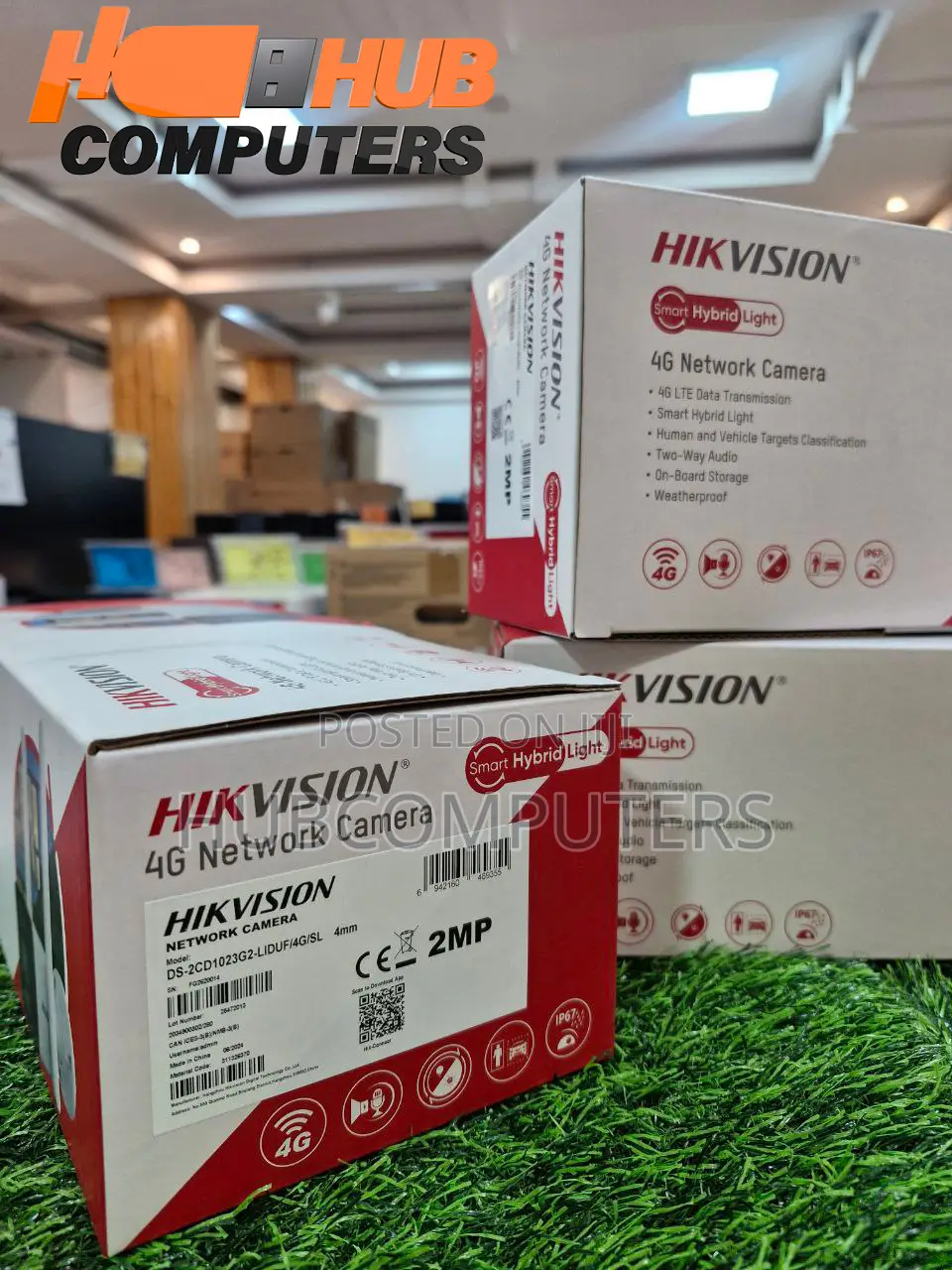 Hikvision (DS-2CD1023G2-LIDUF/4G/SL) 2mp Smart Hybrid Light 4g