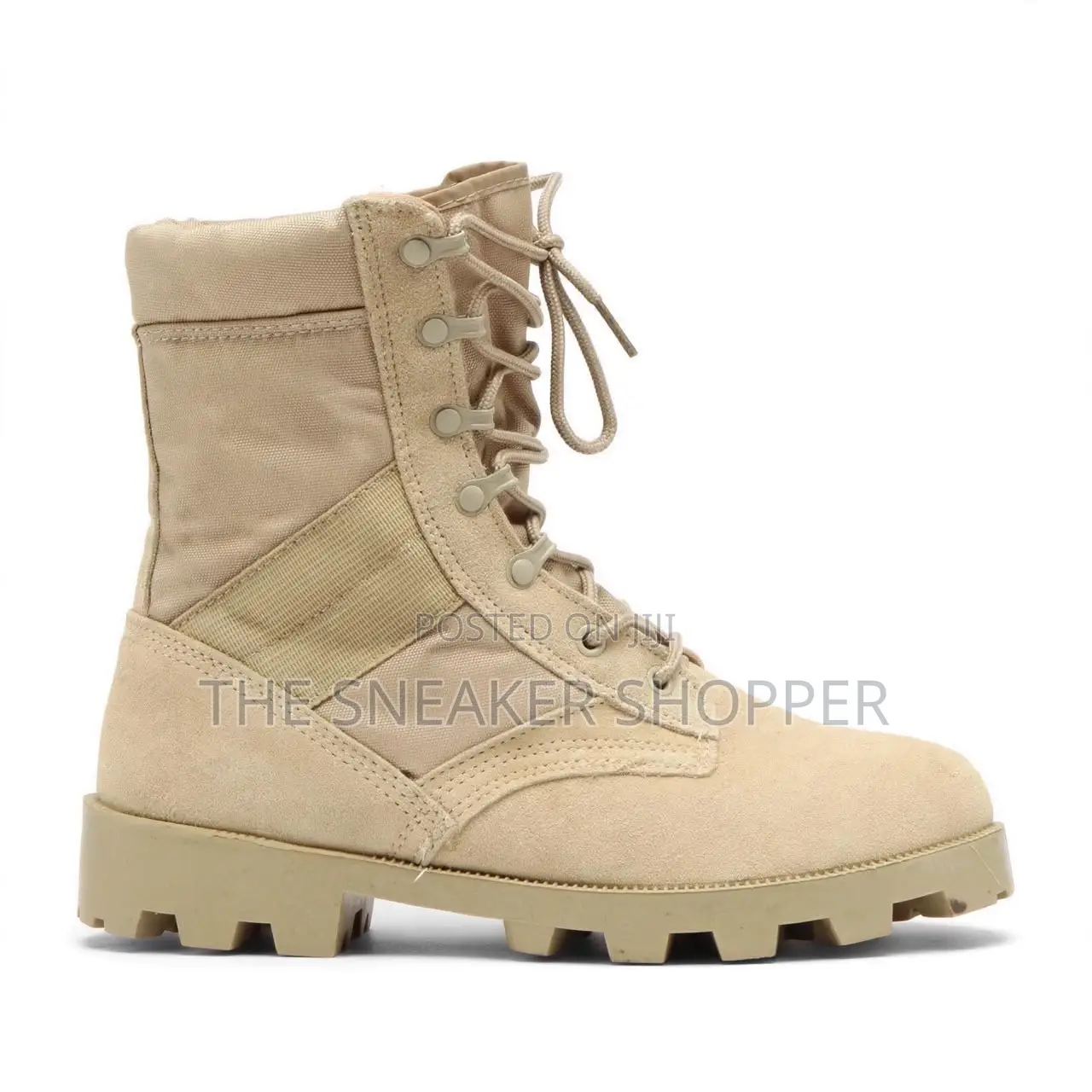 Desert Tan Tactical Combat Boots - Military Army Jungle Boot