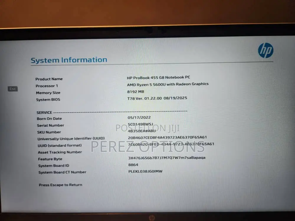 Laptop HP ProBook 455 8GB AMD Ryzen 5 SSD 256GB