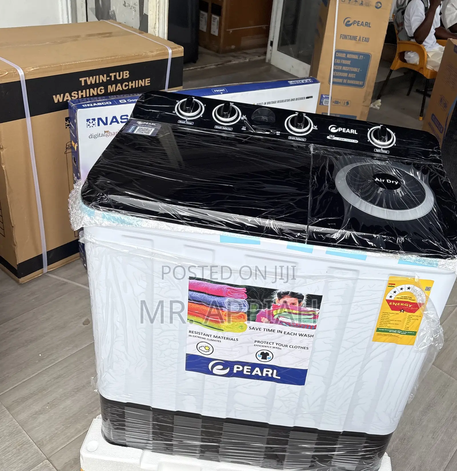 Sleek Design Pearl 12kg Top Load Washing Machine 