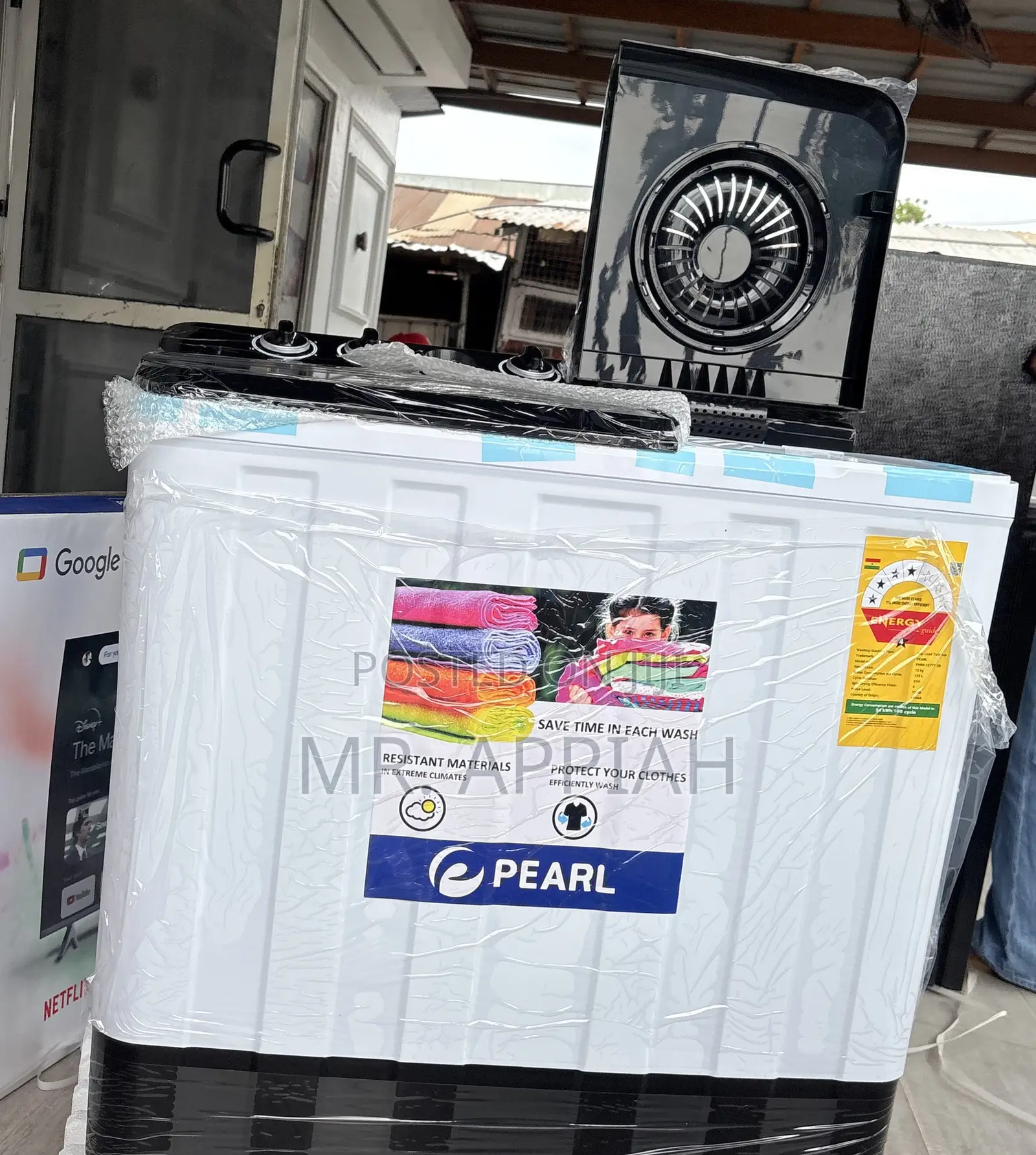 Super Durable Pearl 12kg Twin Tub Washing Machine 