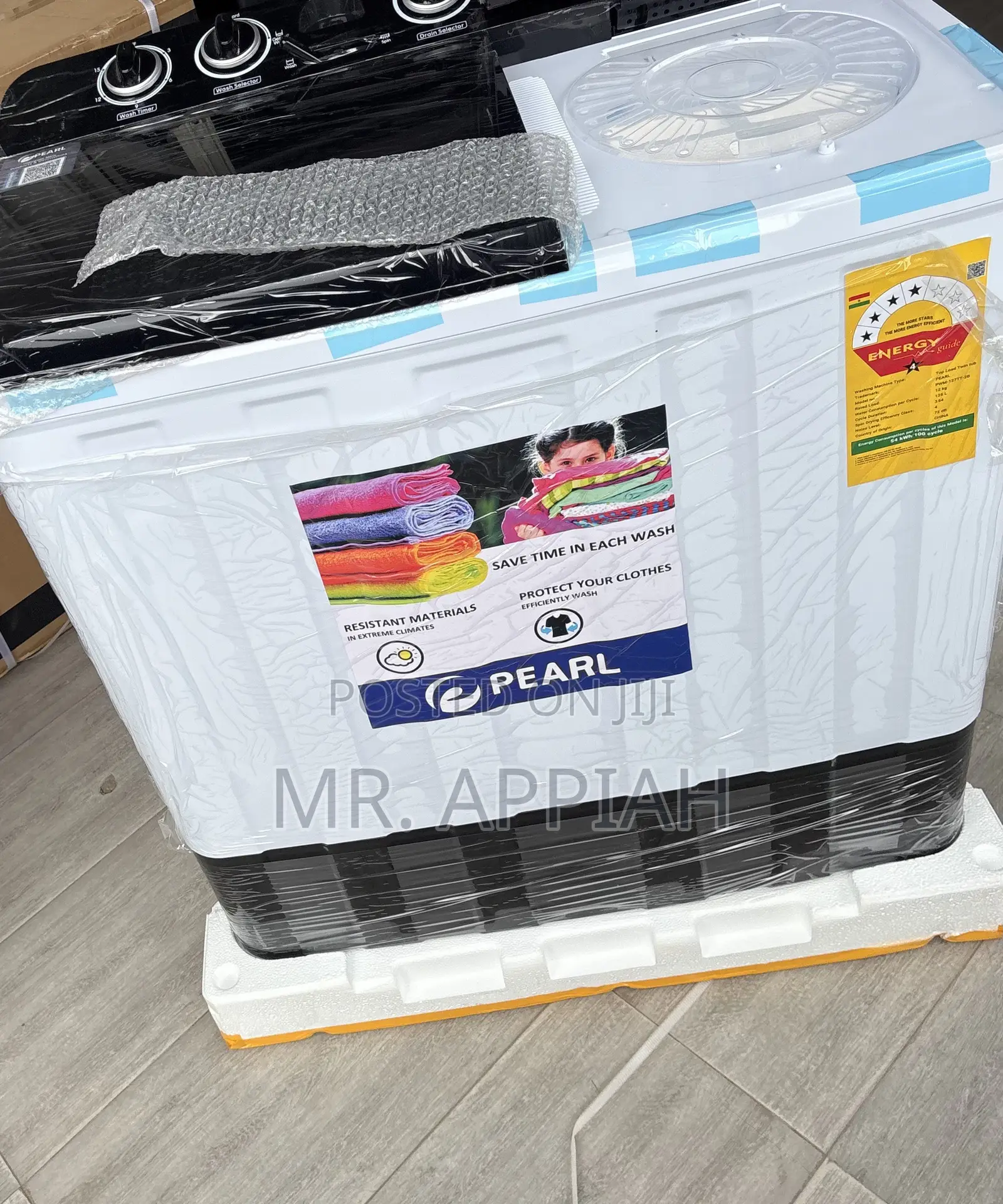 Super Durable Pearl 12kg Twin Tub Washing Machine 