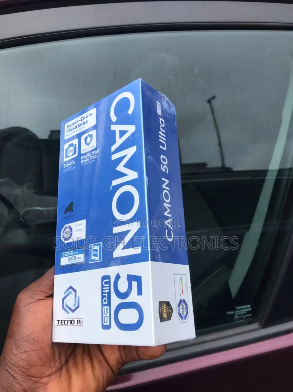 New Tecno Camon 50 Ultra 512 GB Black