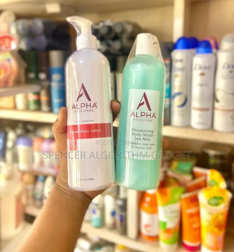 Alpha Skin Care Renewal Body Lotion(300gh) and Shower Gel(240gh)