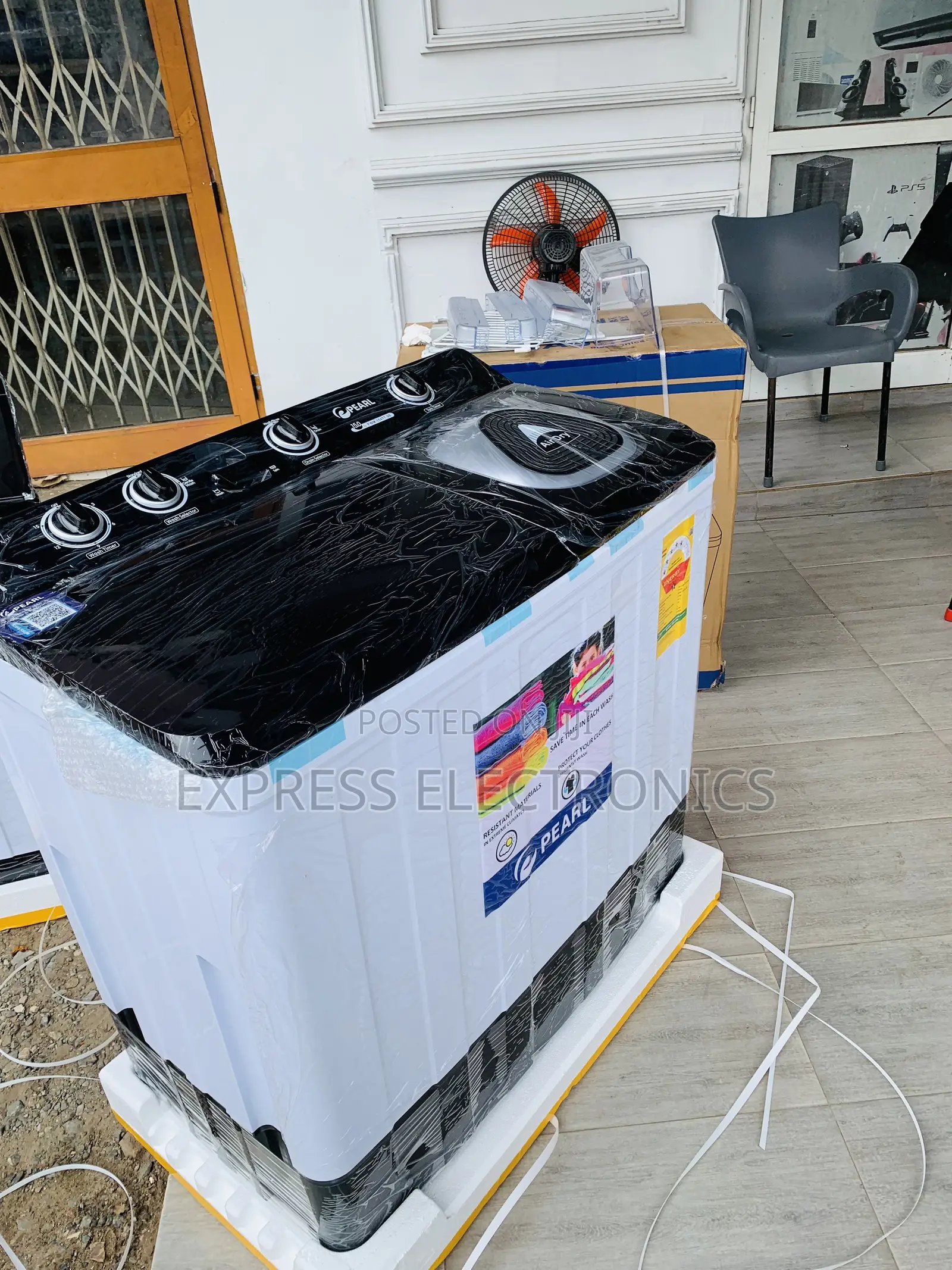 Neatly Sealed Pearl 15kg Washing Machine Twin-Tub Top-Load Appliance