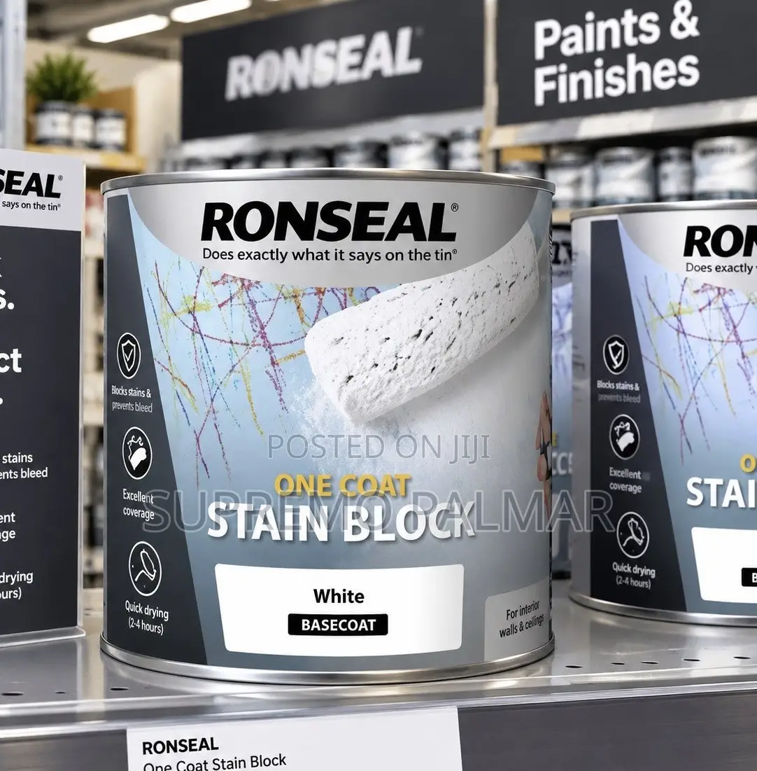 Ronseal Stain Block Primer 750ml – Seals Grease, Smoke Water Damage