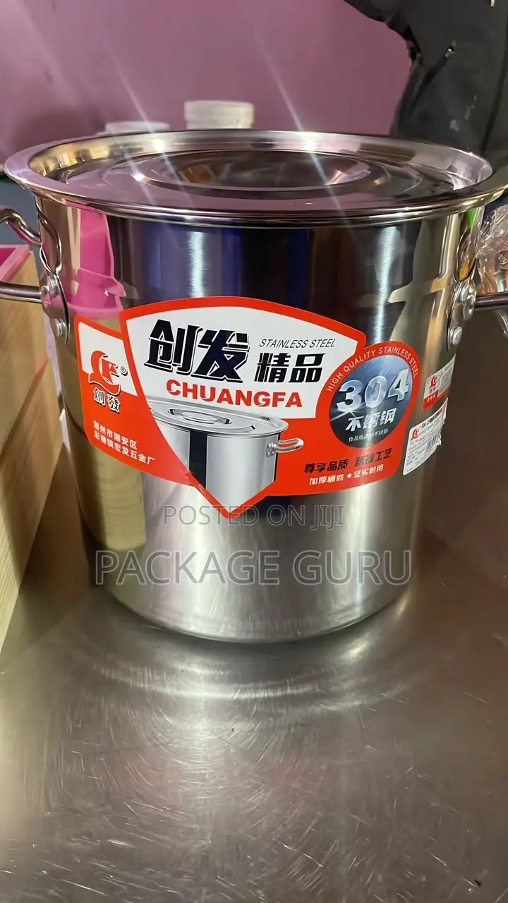 Stainless Steel Stock Pots (SS304) - 25cm