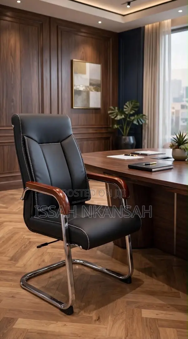 Black Visitors Chair