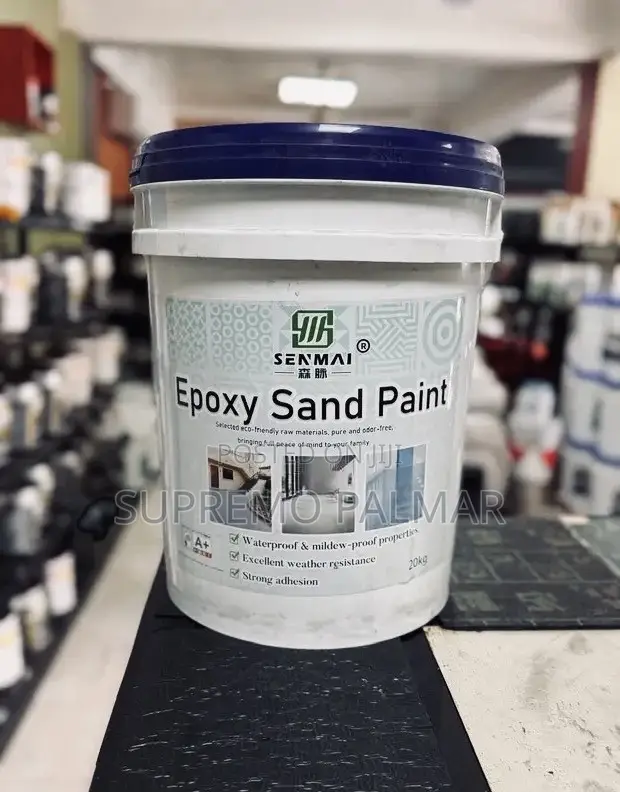 Senmai 20kg Epoxy Floor Paint – Waterproof Mildew-Proof Sand Coating