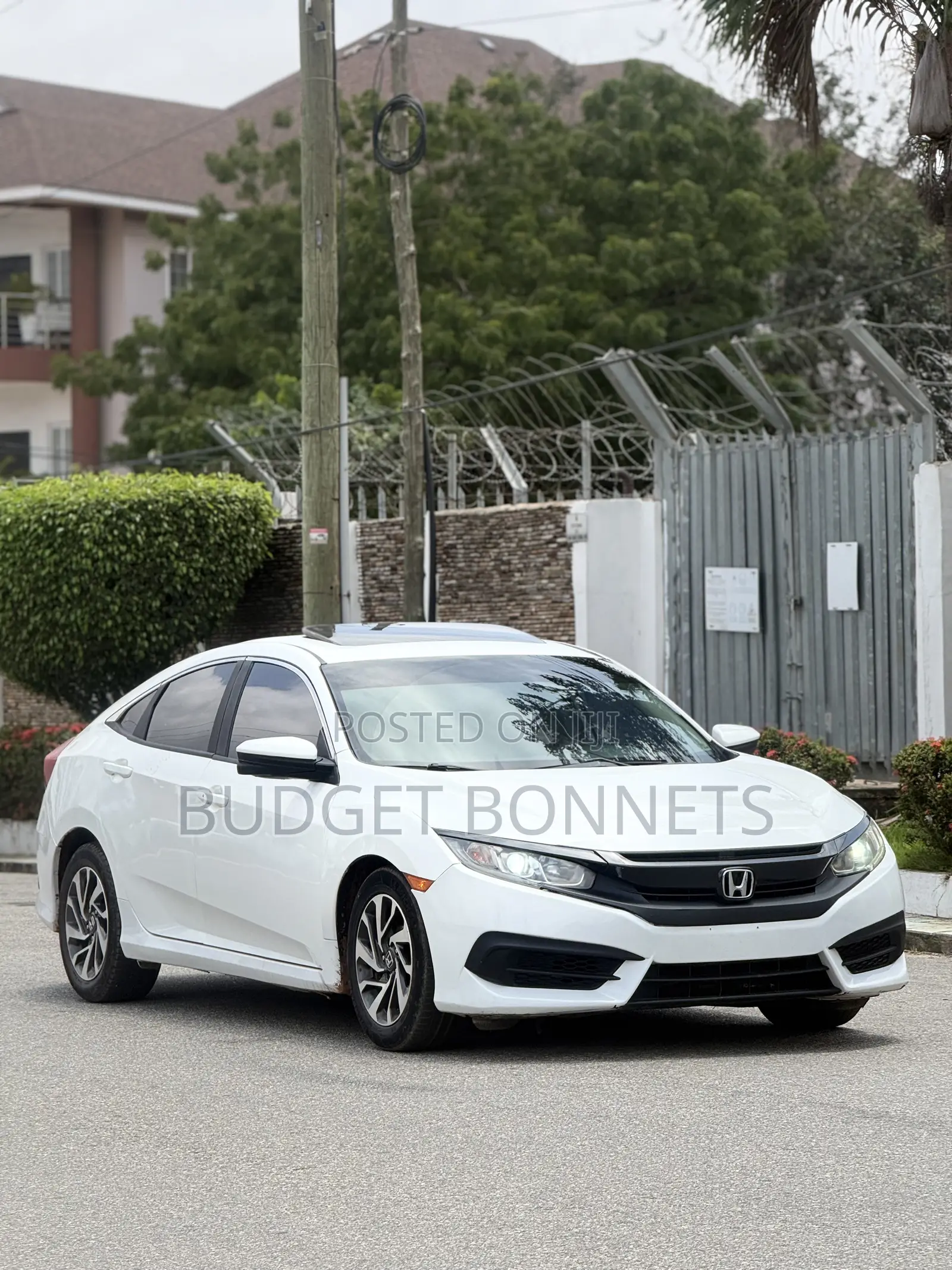 Honda Civic EX Sedan 2018 White