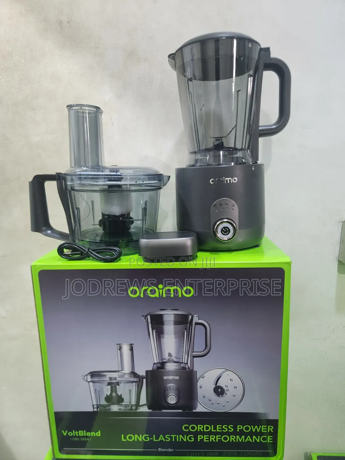 Oraimo VoltBlend 3-in-1 11.1V High Power Multifunctional Blender