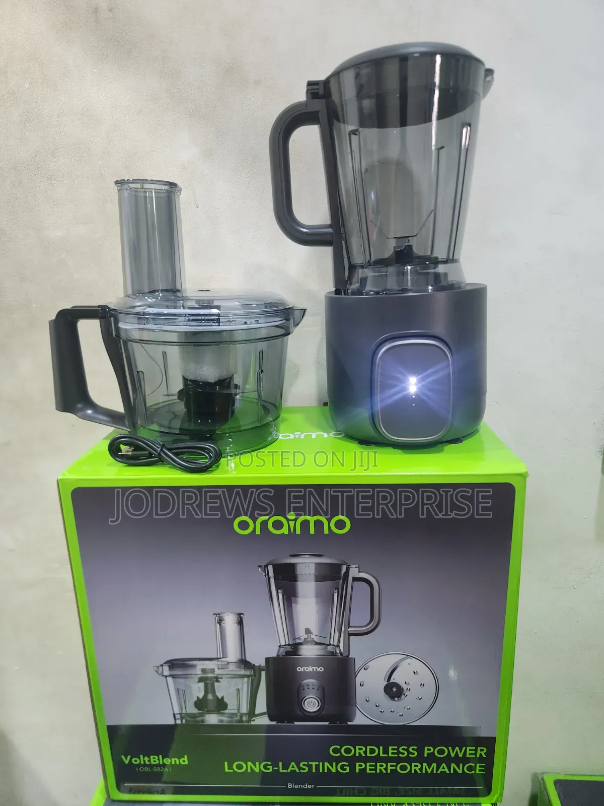 Oraimo VoltBlend 3-in-1 11.1V High Power Multifunctional Blender