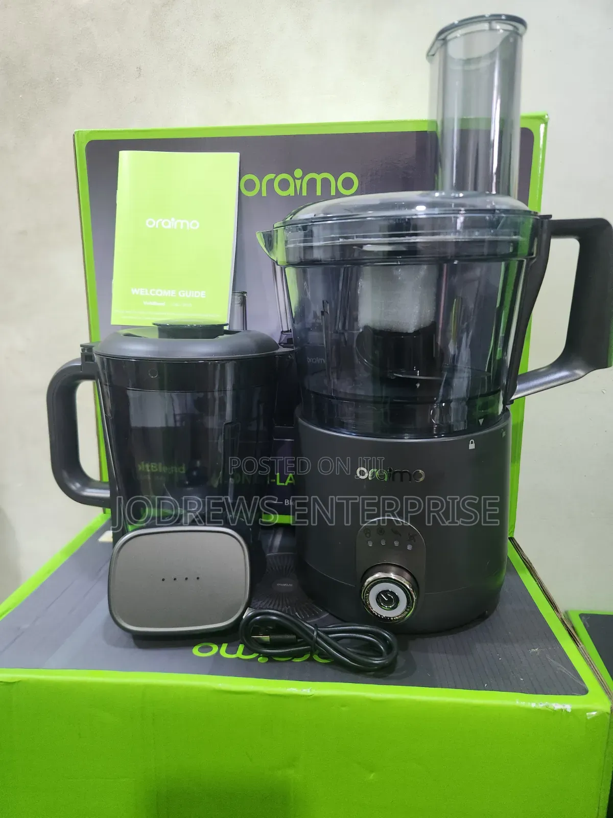 Oraimo VoltBlend 3-in-1 11.1V High Power Multifunctional Blender