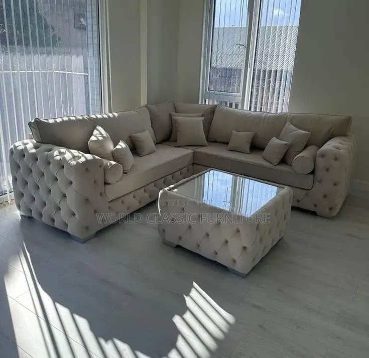 Chesterfield-Style Sectional