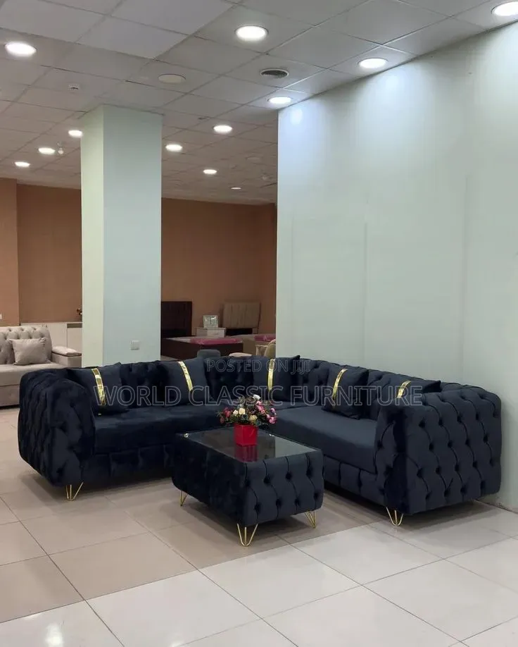 Chesterfield-Style Sectional