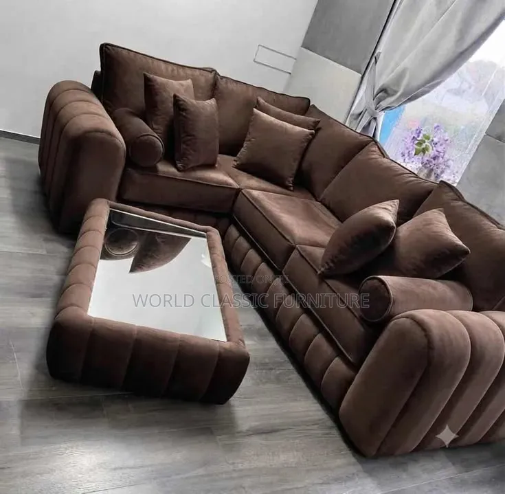 Chesterfield-Style Sectional