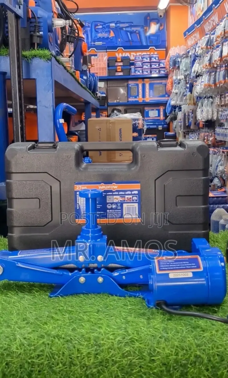 2 Ton Electric Scissor Jack With Lifting Adapter - Whj4d02