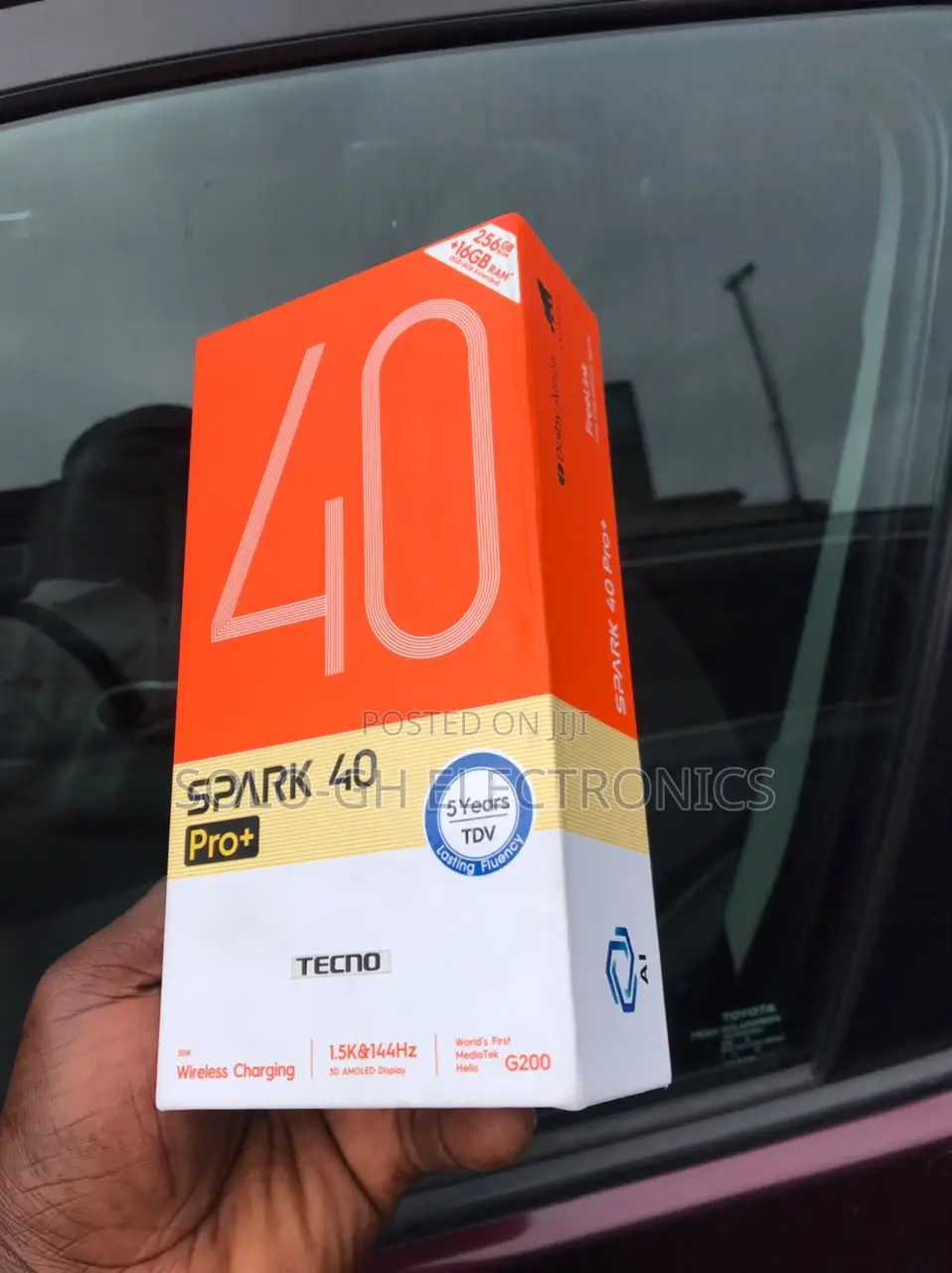 New Tecno Spark 40 Pro+ 256 GB Black