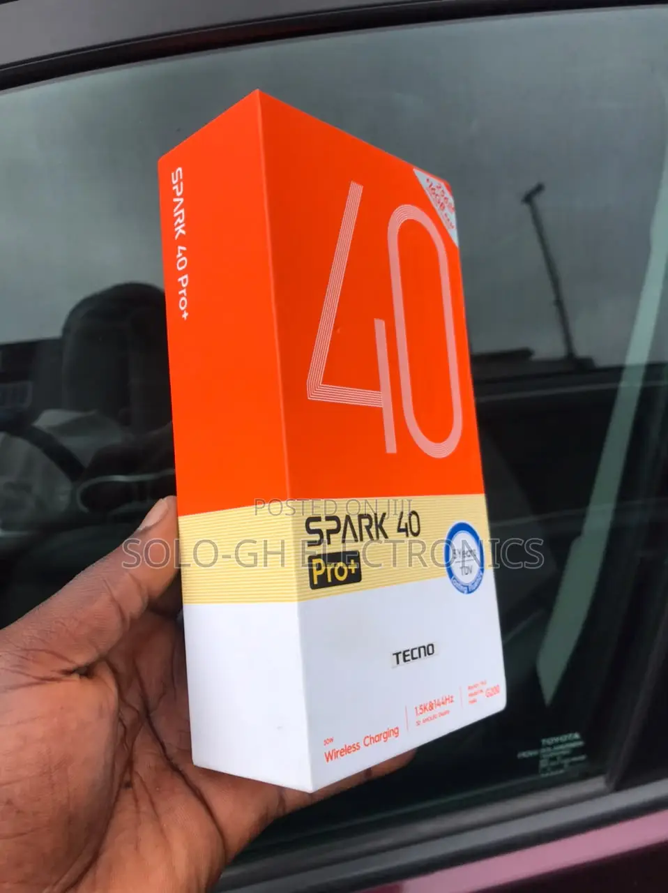 New Tecno Spark 40 Pro+ 256 GB Black