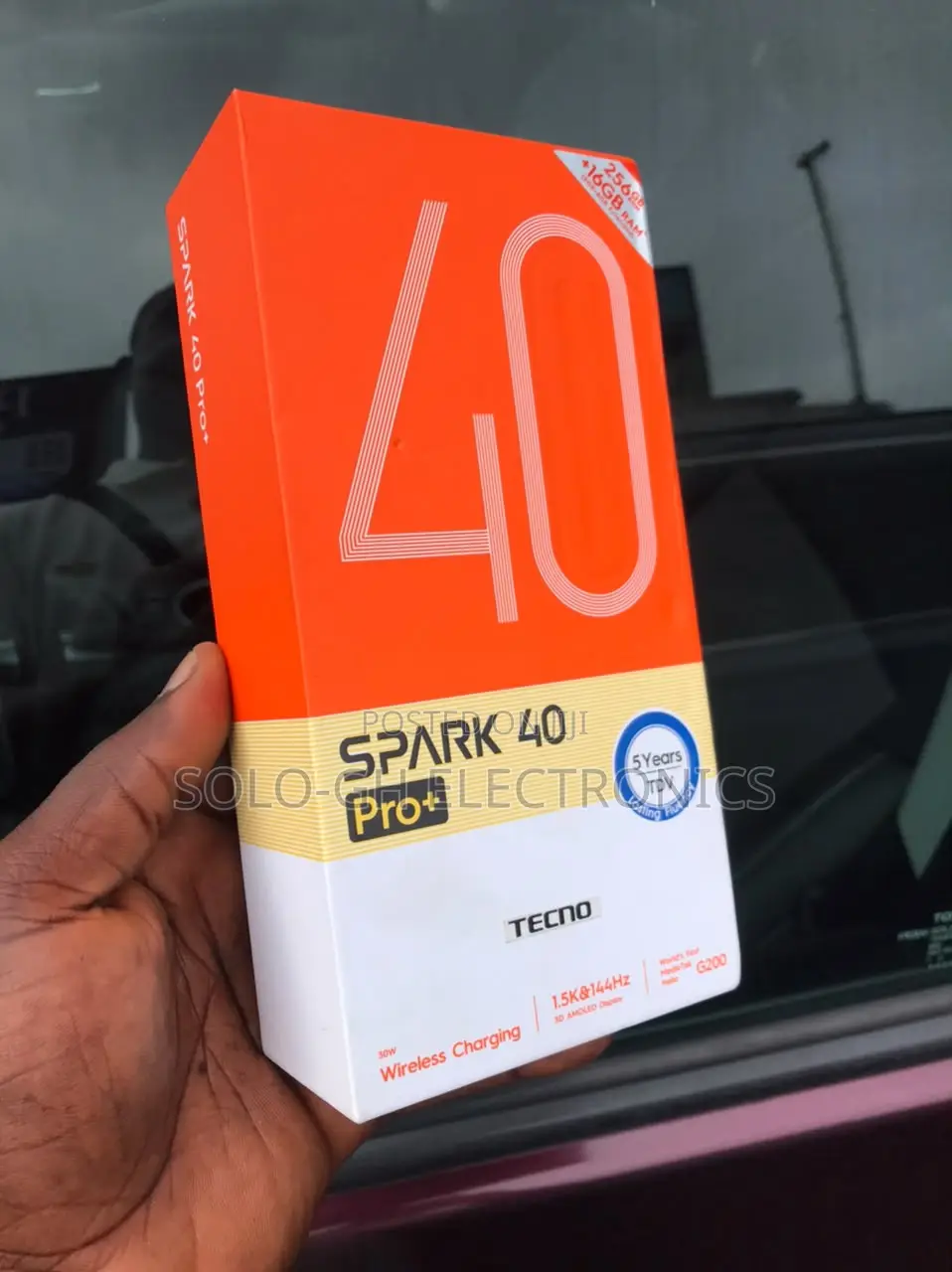 New Tecno Spark 40 Pro+ 256 GB Black