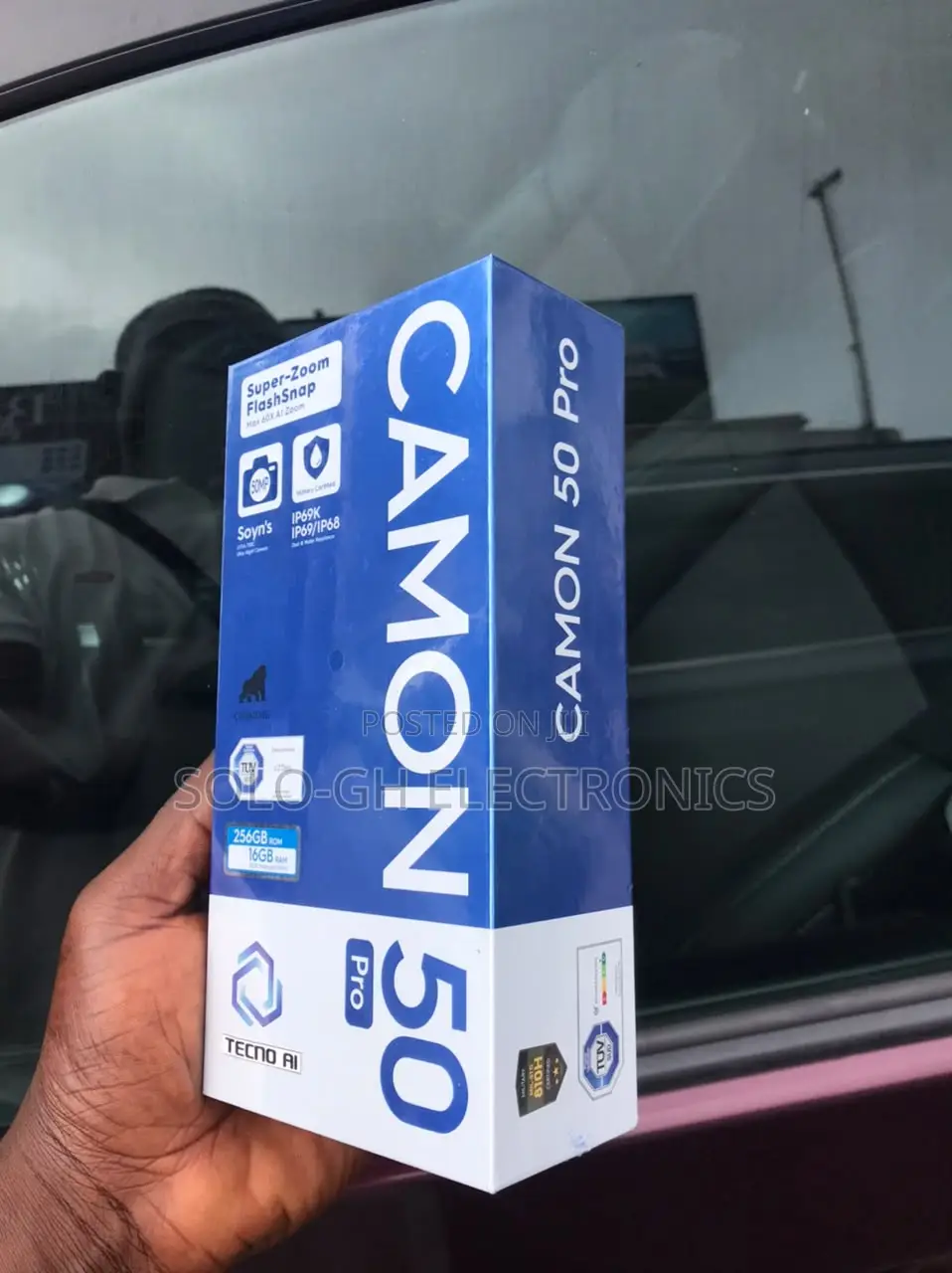 New Tecno Camon 50 Pro 256 GB Black