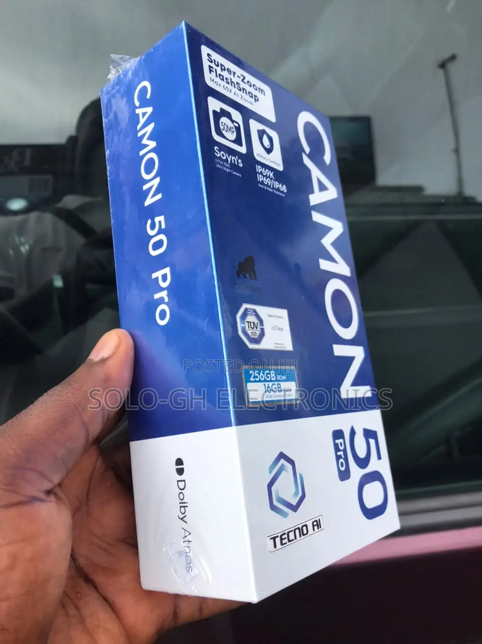 New Tecno Camon 50 Pro 256 GB Black