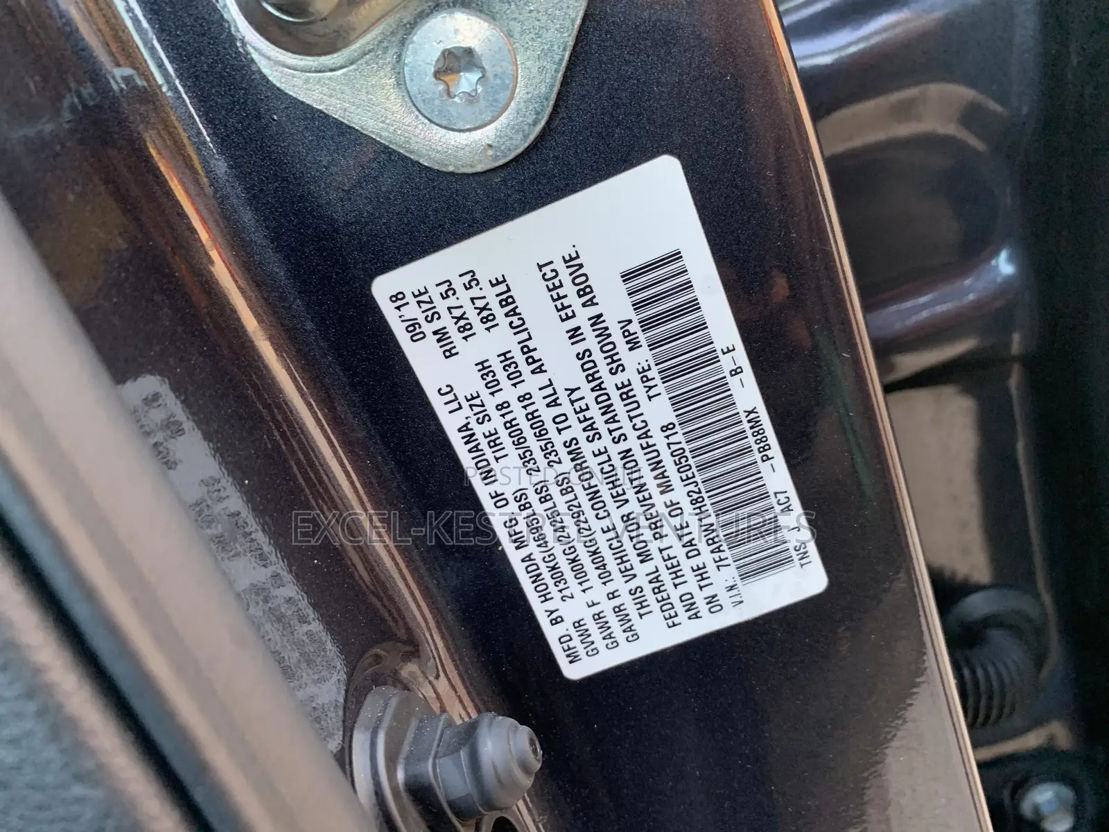 Honda CR-V EX-L FWD 2018 Gray