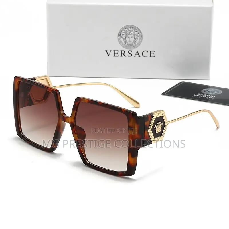 Versace Oversized Square Medusa Sunglasses for Women