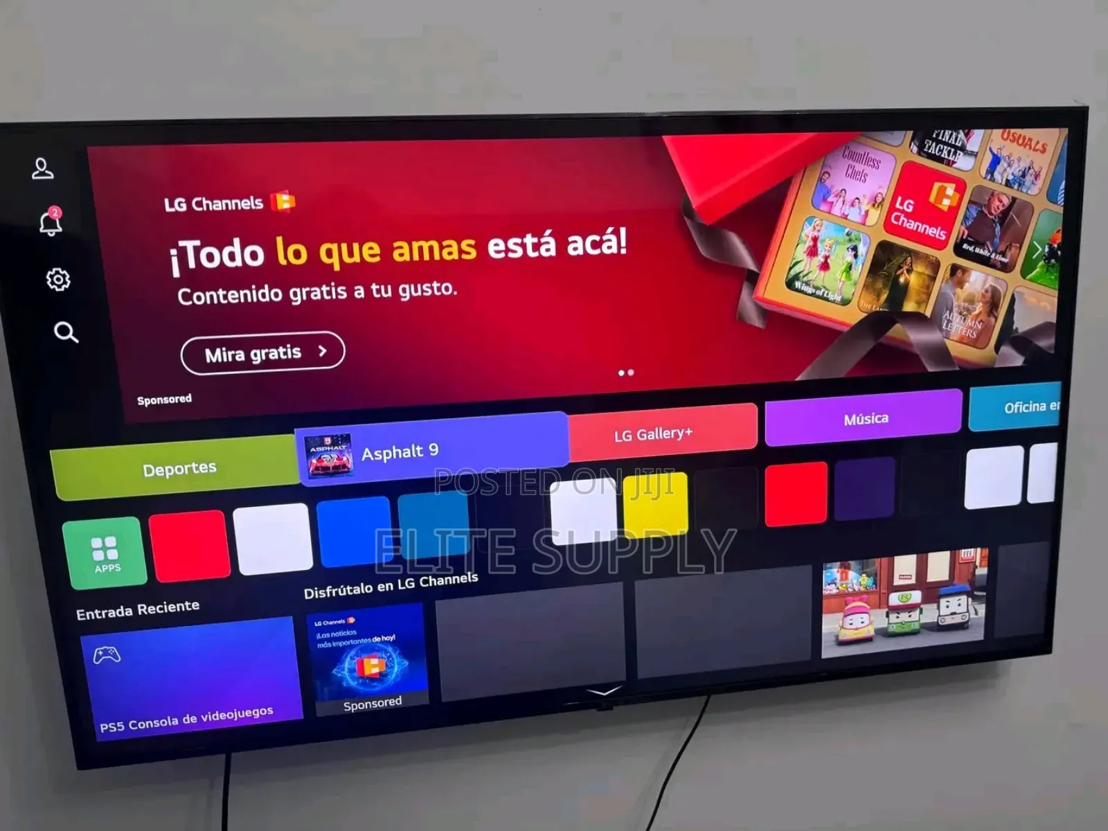 55inches LG Smart TV With Smart Remote