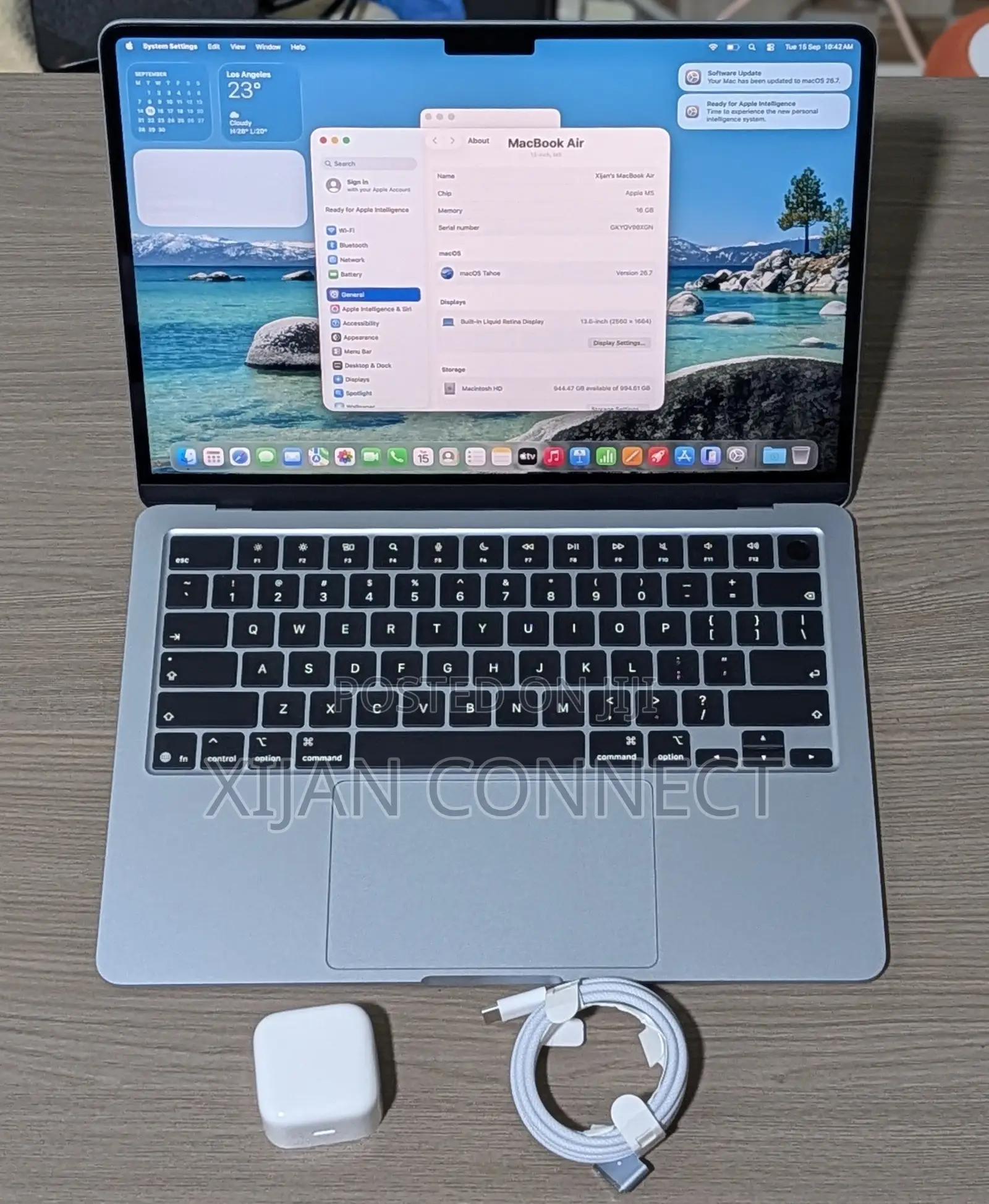 New Laptop Apple MacBook Air 16GB Apple M5 SSD 1T
