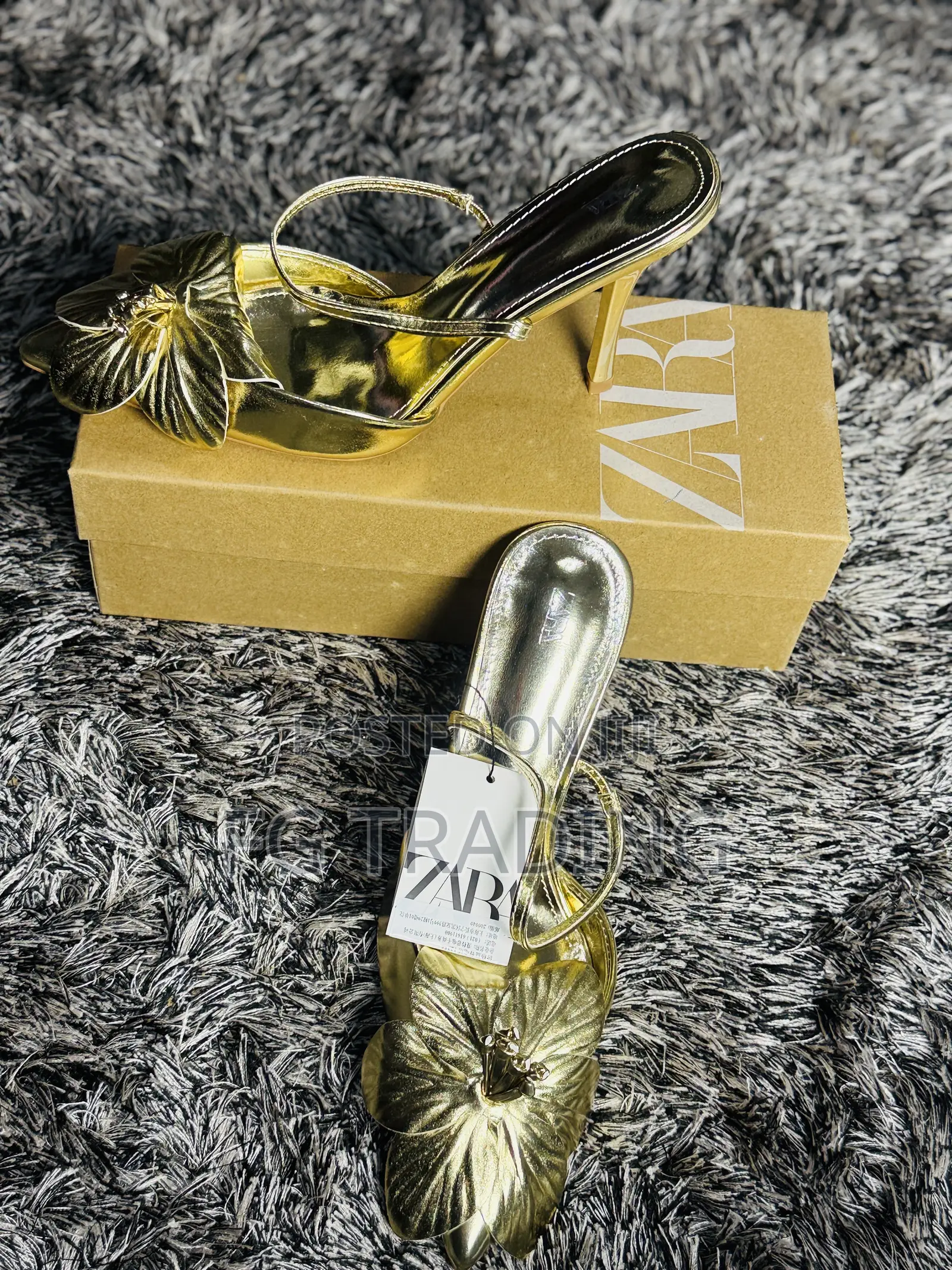 Zara Gold Heel _ Ladies Heel