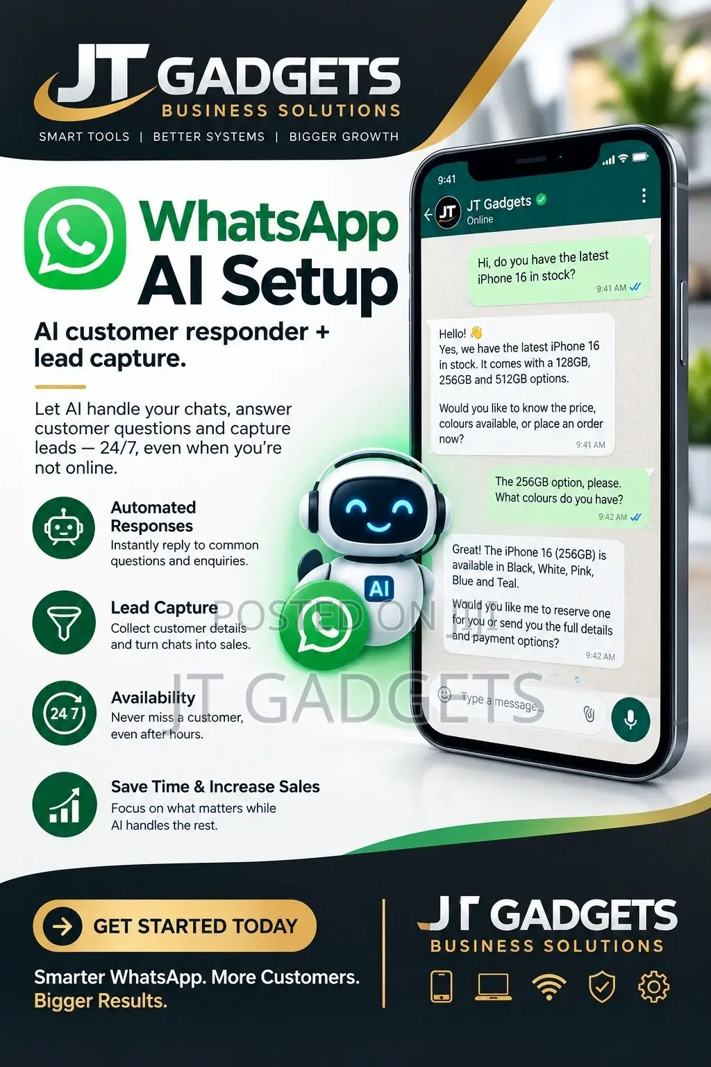 WhatsApp AI Customer Responder | WhatsApp Business Automation