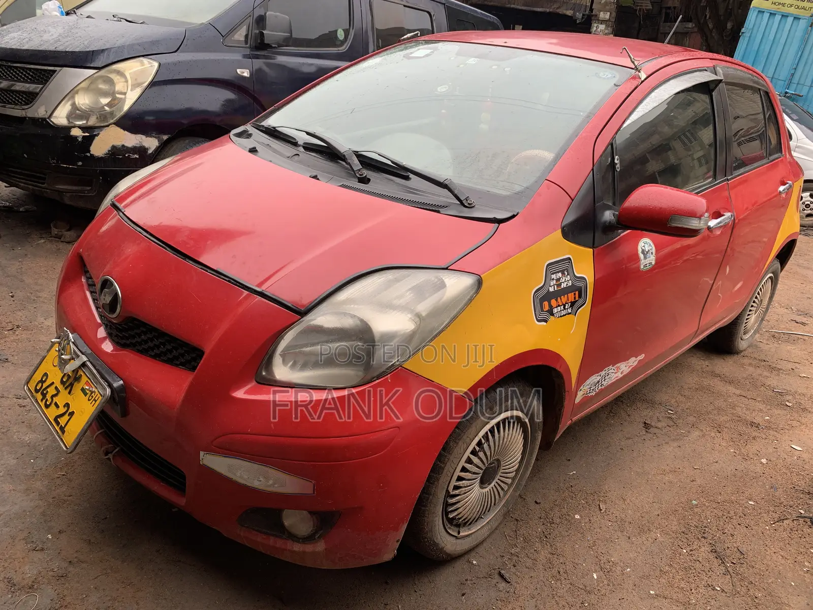 Toyota Vitz 1.3 AWD 5dr 2010 Red